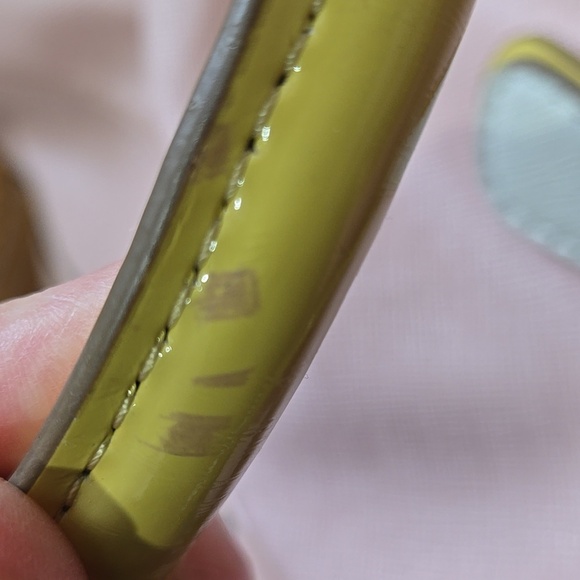 Guess Pink with Yellow Handles Purse - Picture 9 of 9